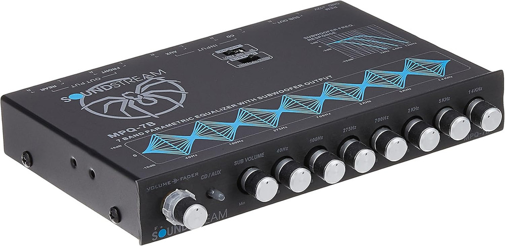 MPQ-7B 7-Band 1/2 DIN Equalizer