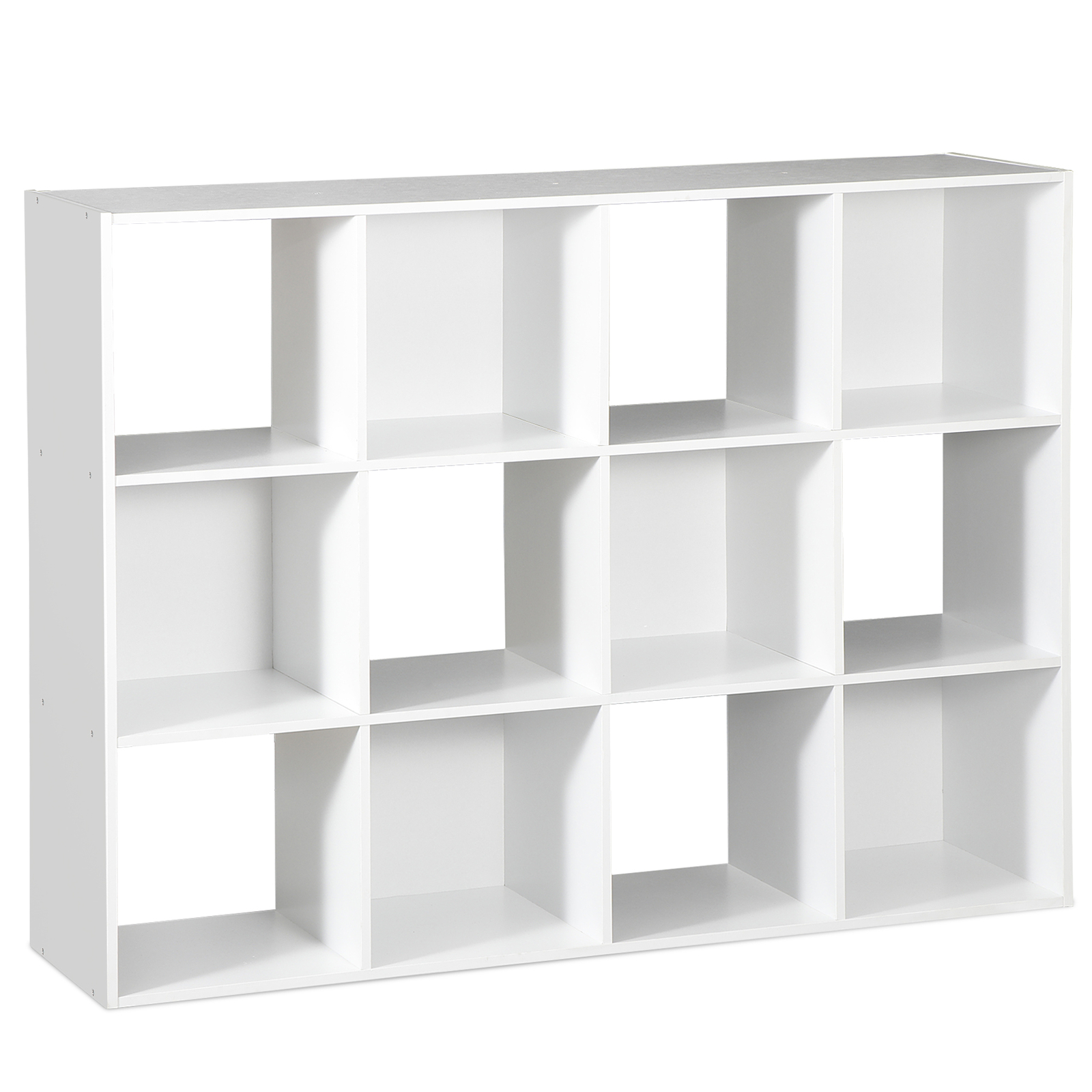 12 Cube Storage Organizer 3 Tier Wood Bookshelf Free Combination Cube Shelves
