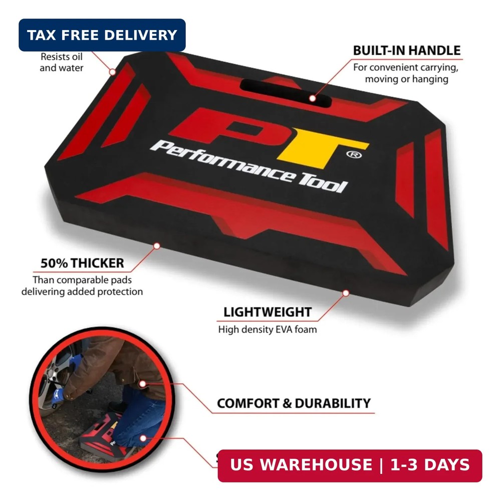 Performance Tool W88978 Extra Thick Foam Kneeling Pad