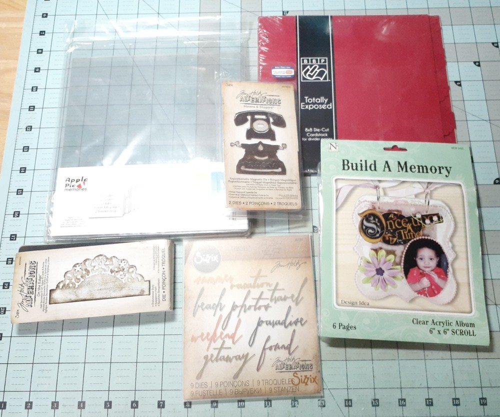 6-Pc Scrapbook Bundle – TH Dies & Journal/Album Items