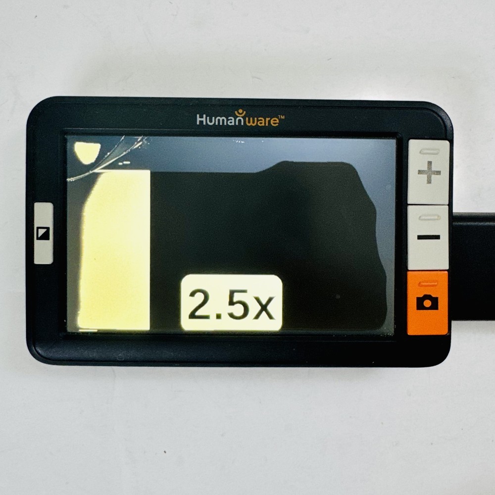 HumanWare Explore 5 Handheld Electronic Magnifier w/ Case Box Accessories