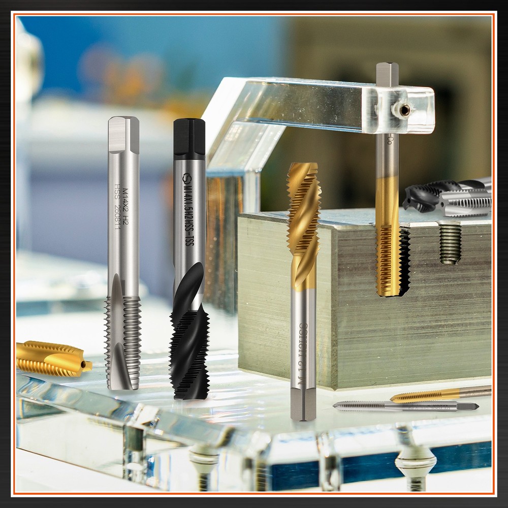 M12x1.75 Spiral Point Plug Threading Tap TICN Screw Tapping