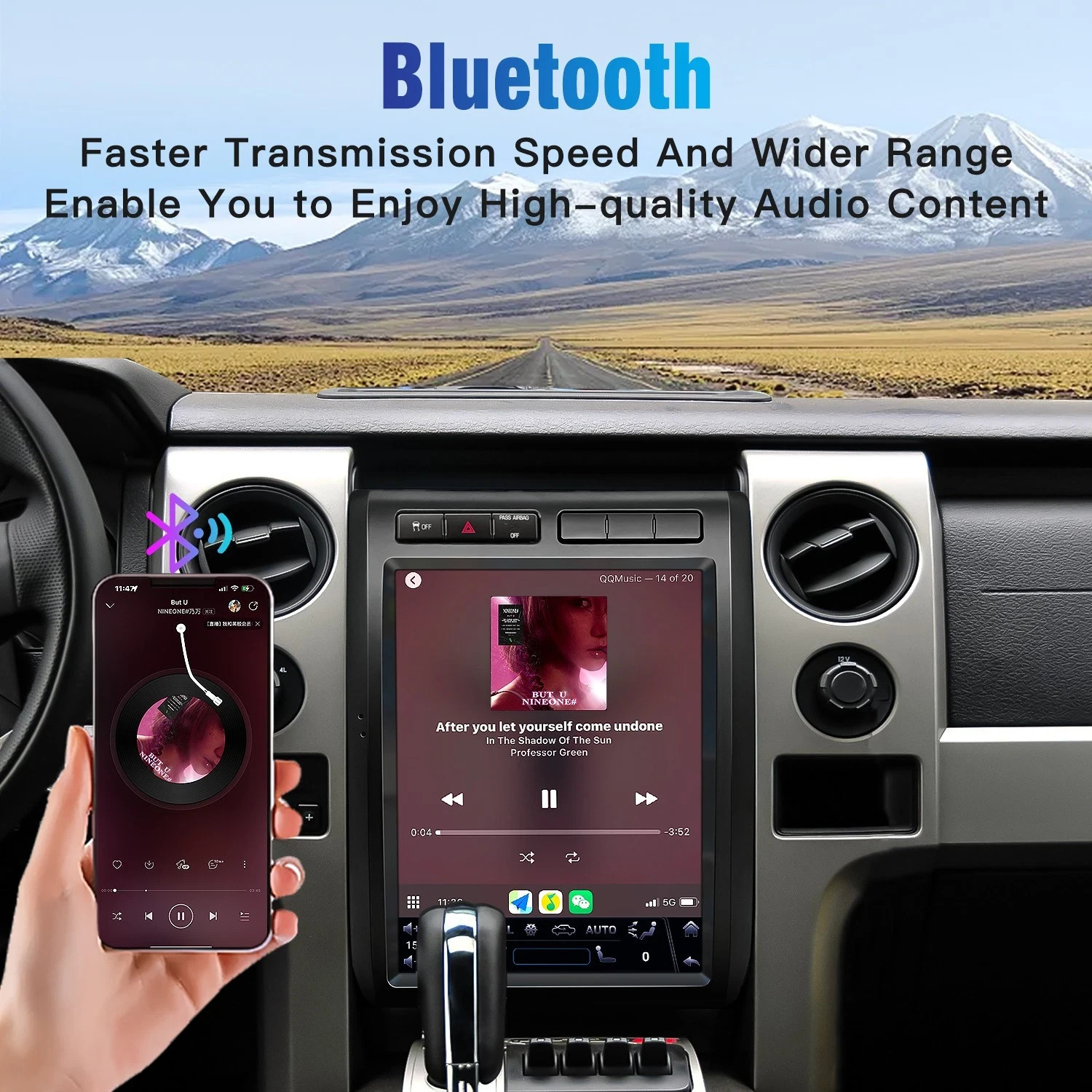 12.1"Android Car Radio Stereo For Ford F-150 2009 2010 2011 2012 2013 Carplay