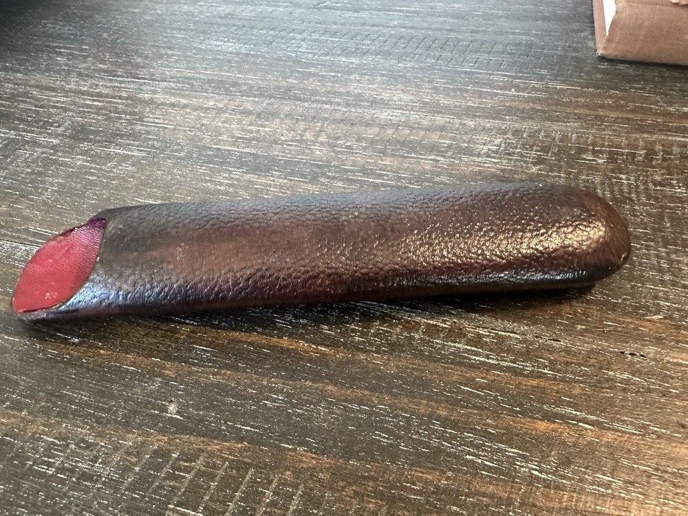 Antique Hard Shell Spectacles/Eyeglass Case Tube