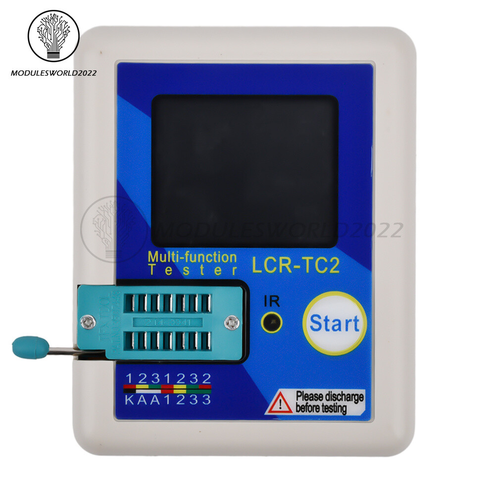 Upgraded LCR-TC2 Transistor Tester TFT Diode Triode Capacitance Meter ESR Kit