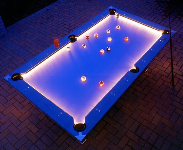 LED Pool & Billiard Table Lighting KIT - light your pool table Felt - new beer