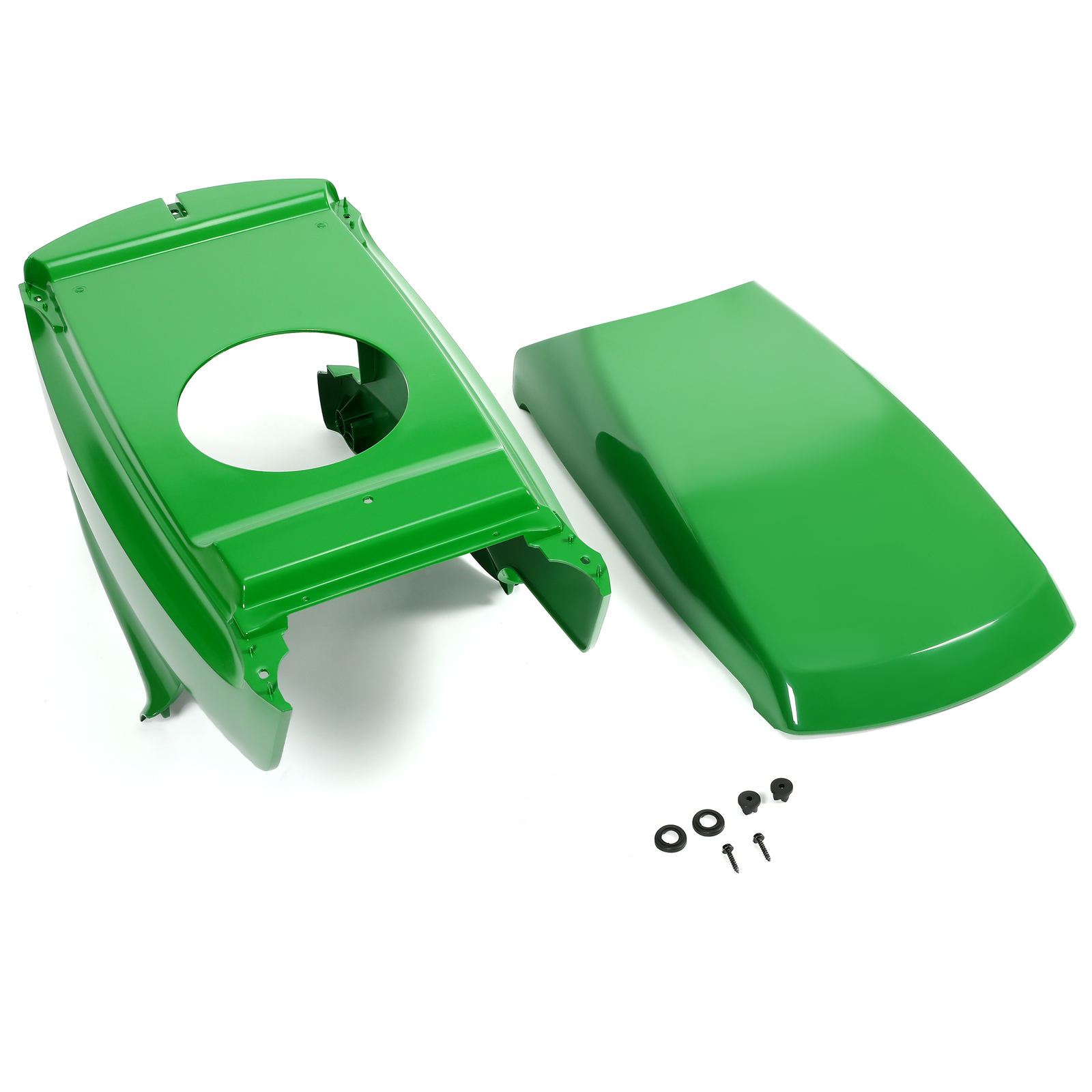 Green Upper And Lower Hood Fits John Deere For AM132530 AM131759 LT133 LT155