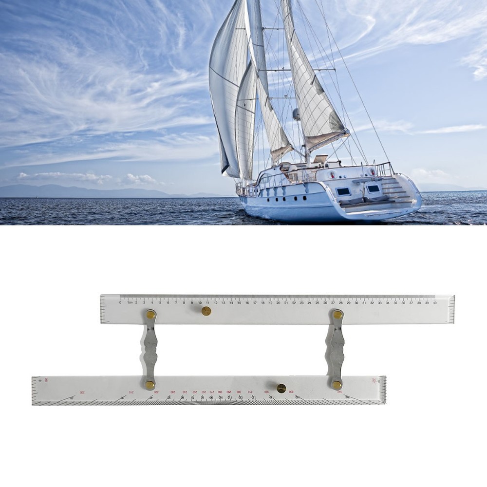 High Accuracy Marine Navigation Parallel Ruler Clear Scale For Boat Popular