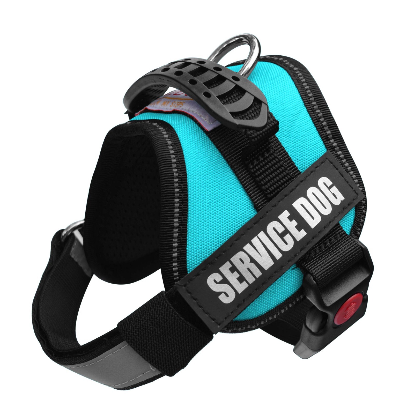 ALBCORP Reflective Service Dog Vest Harness, Woven Nylon with Adjustable Straps