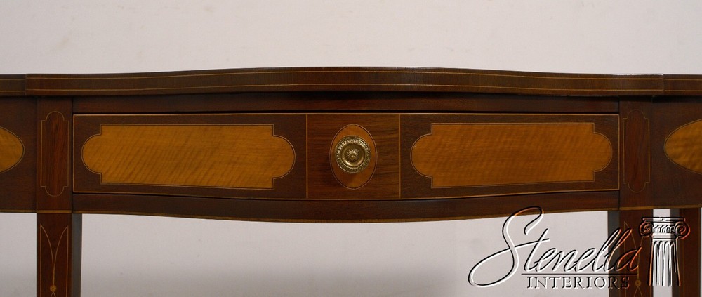 L32464EC: KINDEL Winterthur Collection Inlaid Mahogany Console Table