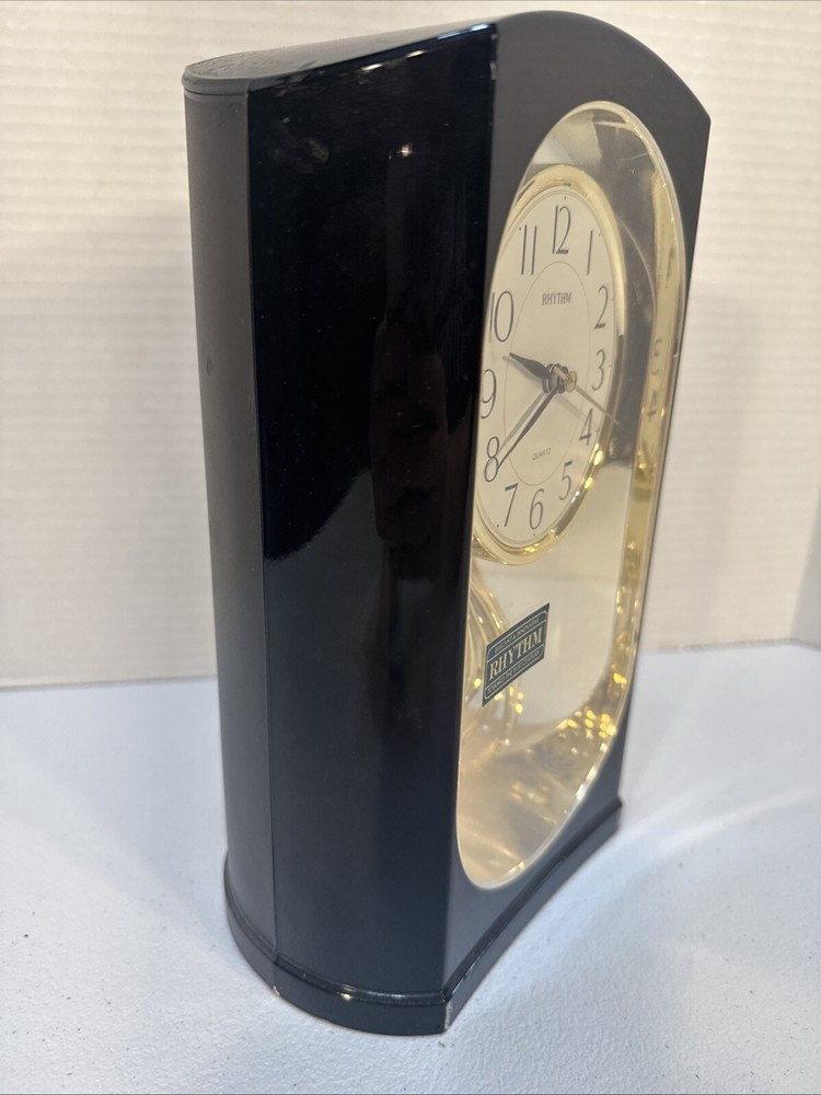 Rhythm Motion Clock Reflective Pendulum Postmodern Japan **SEE VIDEO**