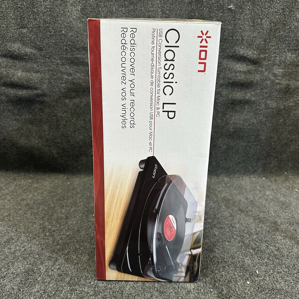 ION Classic LP Mac & PC USB Conversion Turntable Digital Music Record Player