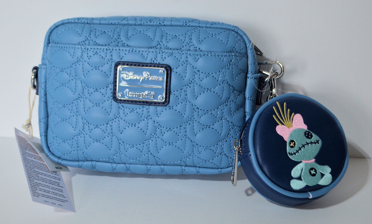 Disney Parks Loungefly Stitch Crossbody and Scrump Coin Bag NEW