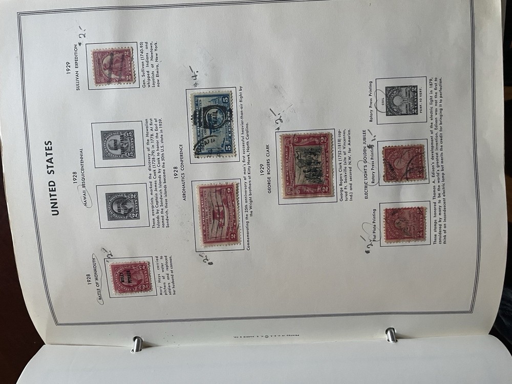 Harris US Liberty Stamp Album. 1847-1973. 700. Mint & Used Stamps.