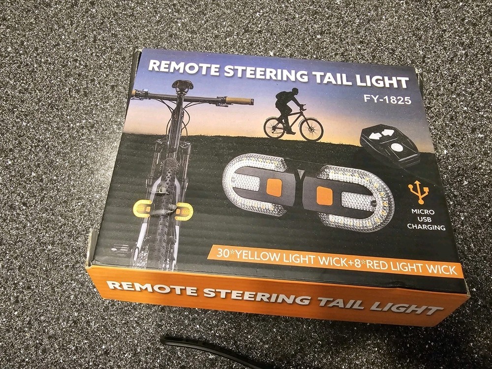 Wireless Bike Turn Signals, Front & Back with Wireless Remote Control, Nice