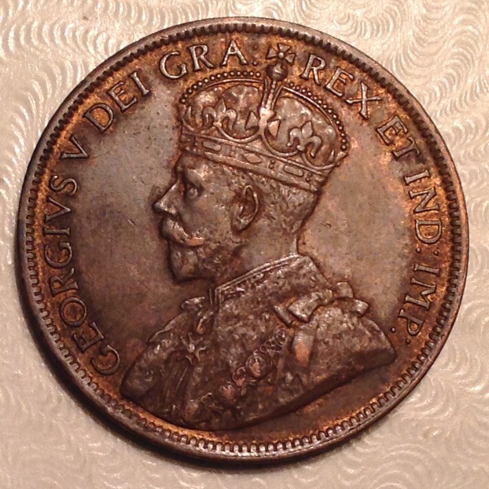 1916 Canada  George V Large Cent - FREE US SHIPPING cd -