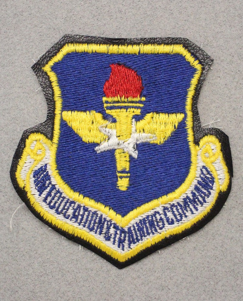 USAF Air Force Patch 144: Air Education & Training Command - 3 1/2" on vinyl