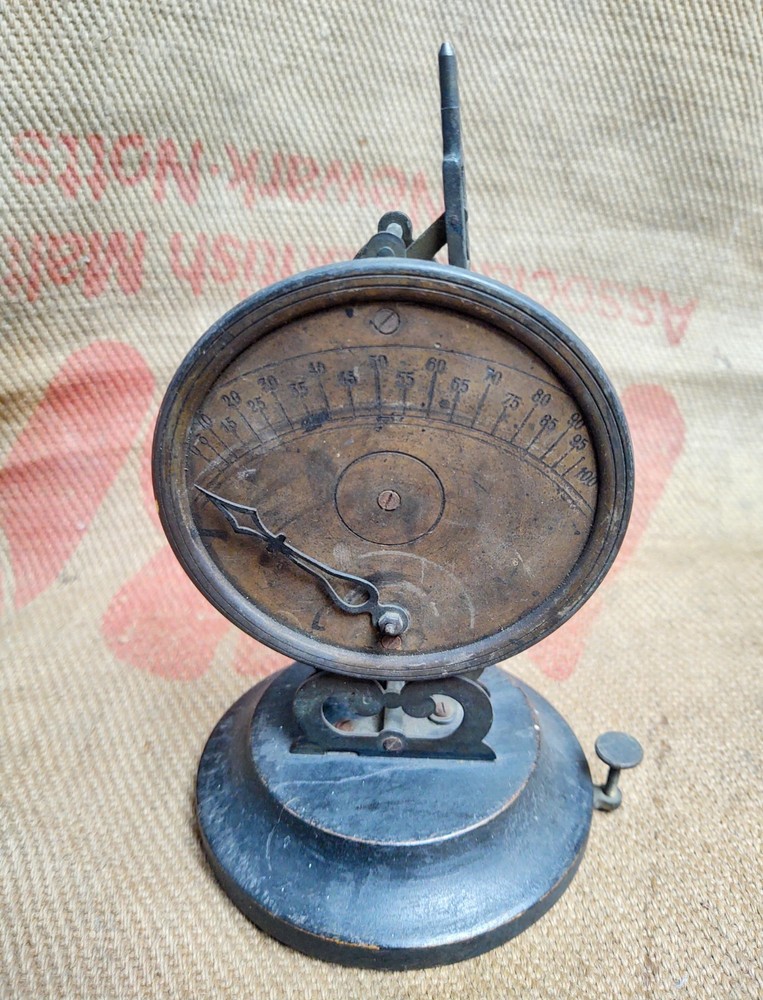 Rare Antique Postal Scale Balance missing pan