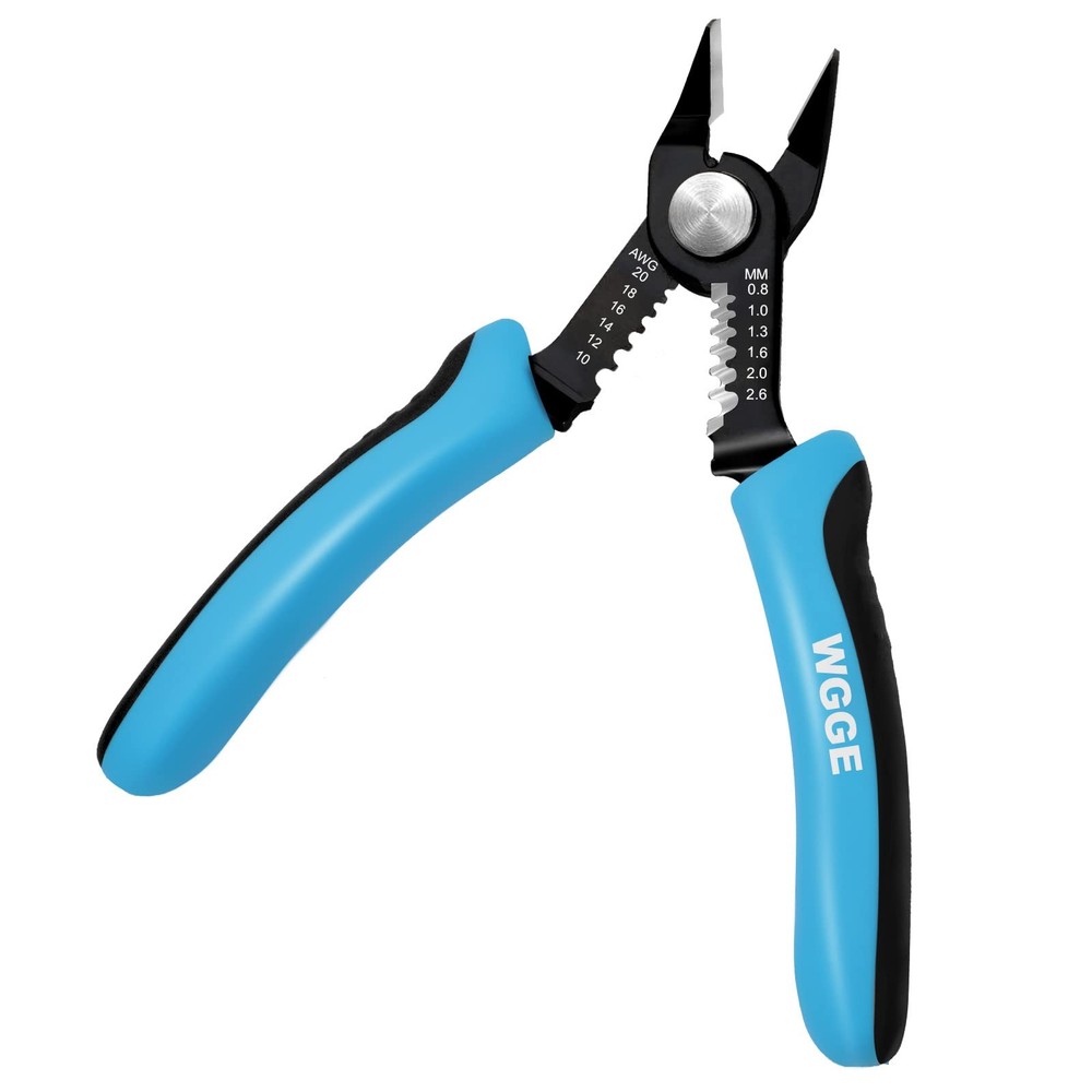 Wire Cutters Precision Flush Pliers with Supplementary Stripping, Cutting Pli.