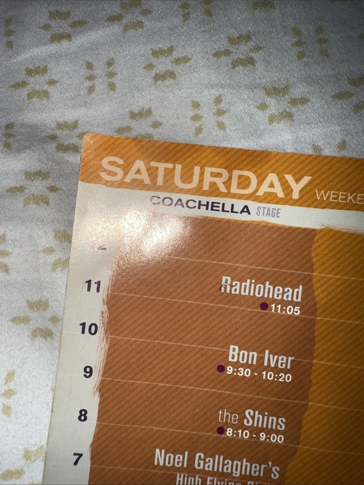 Official Coachella 2012 Weekend 2 Program book