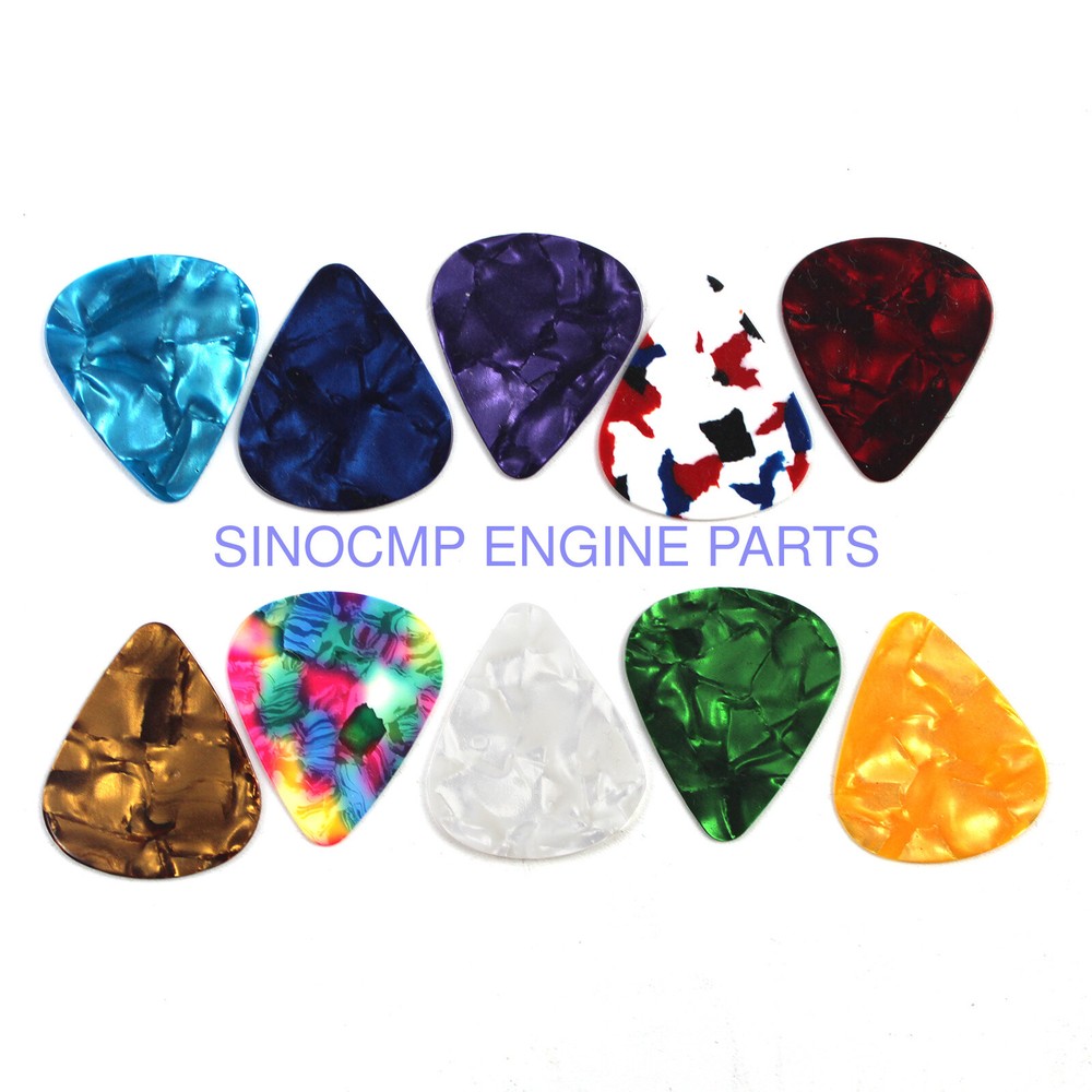 10X Acoustic Bulk Guitar Picks Plectrum Celluloid Electric Smooth