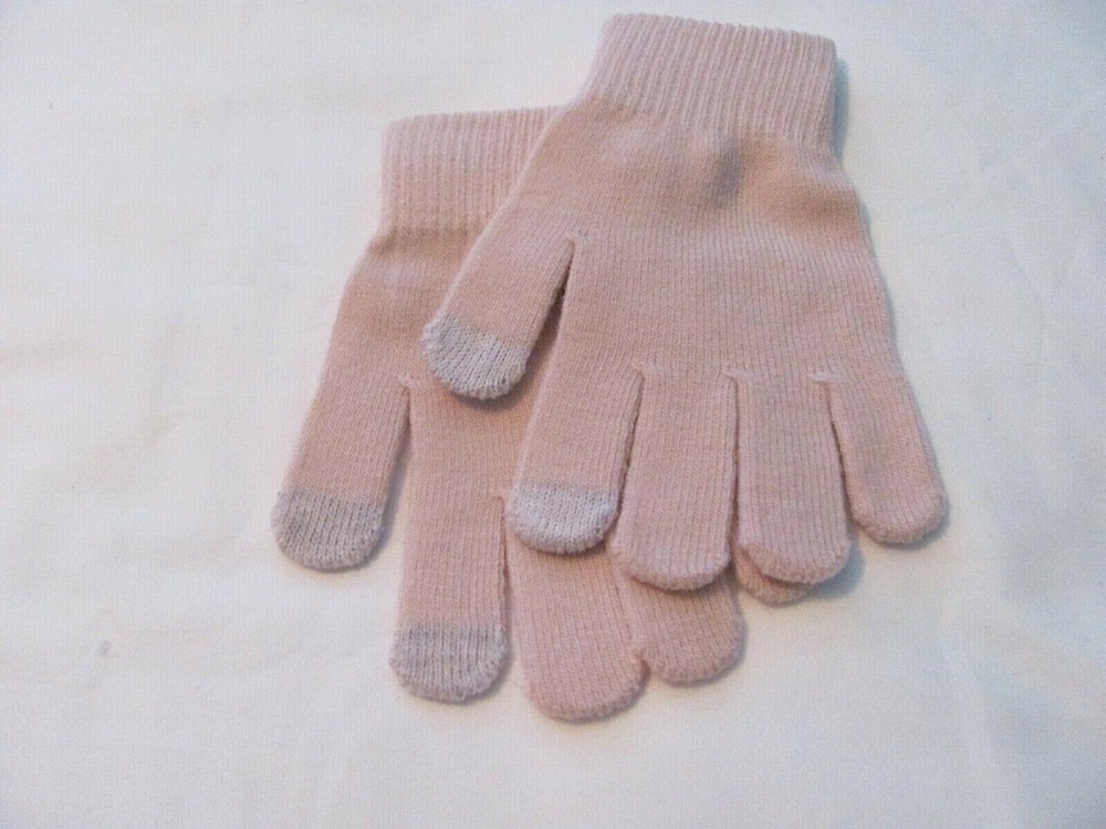 NEW ONE SIZE FITS MOST WOMEN'S TECH GLOVES ~ SOLID TAN