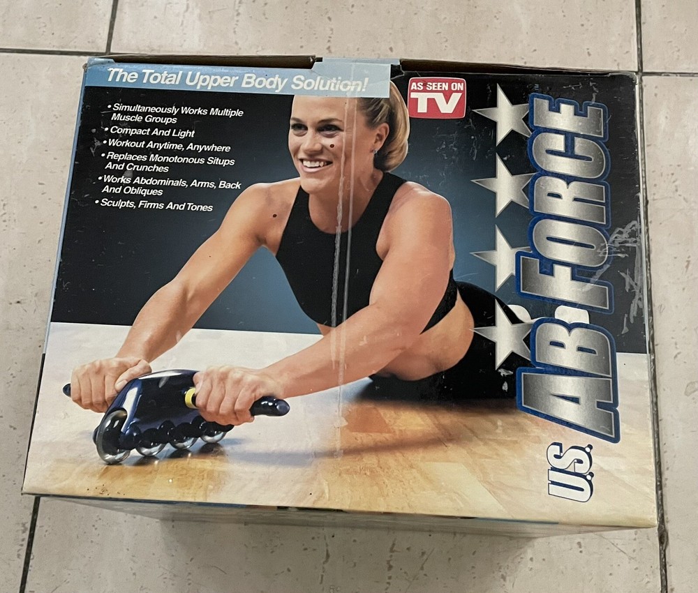 AB FORCE The Total Upper Body Solution  Works Multiple Muscle Groups & Abdominal