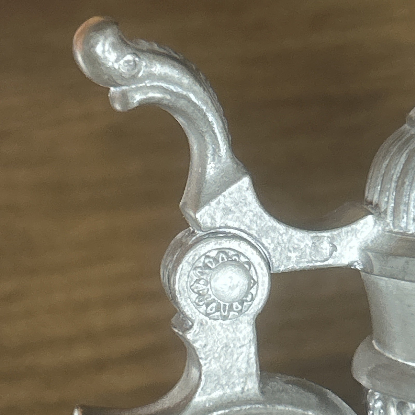 Vintage ceramic German stoneware beer mug with tin cap