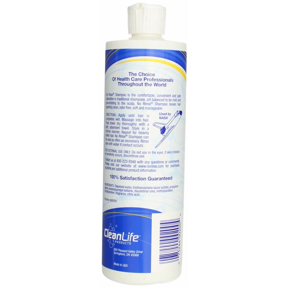 No Rinse Shampoo, 16 fl oz