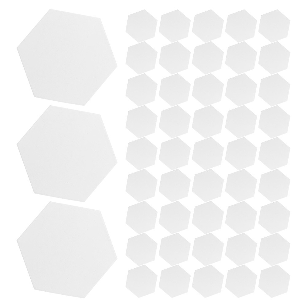 500 Pcs Hexagon Paper Templates Piecing Shapes Quilting for Patchwork