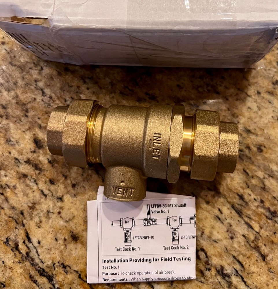 backflow preventer dual