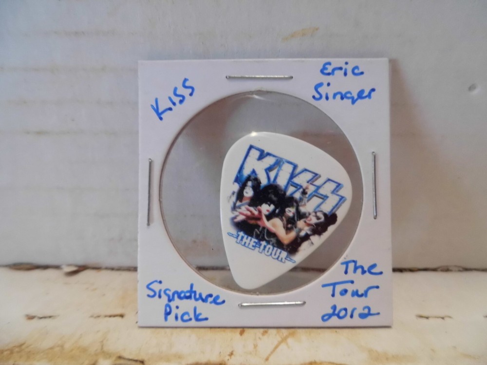 KISS "ERIC SINGER" 2012 SIGNATURE TOUR GUITAR PICK~READ DESCRIPTION (18~15)