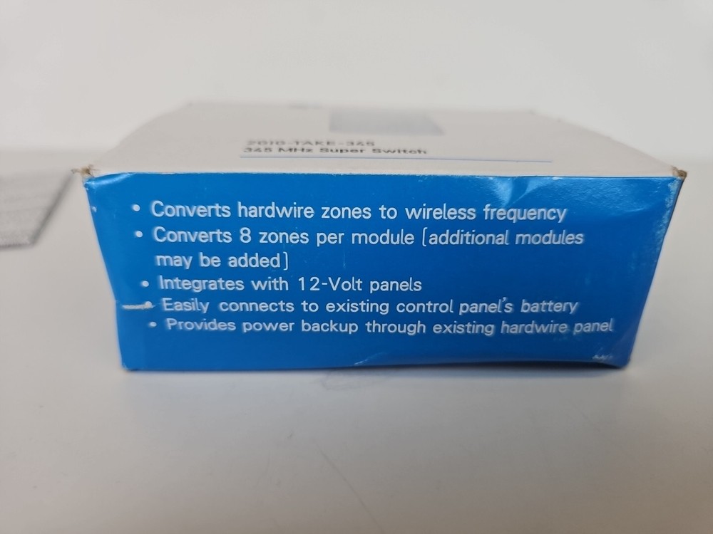 2GIG-TAKE-345 345 MHz Super Switch Wireless Home Security Takeover Module
