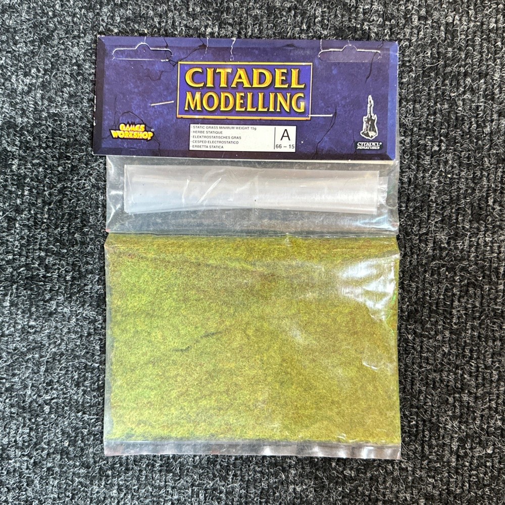Warhammer Citadel Static Grass 15g Scenery Basing Flock OOP Games Workshop GW 🟢