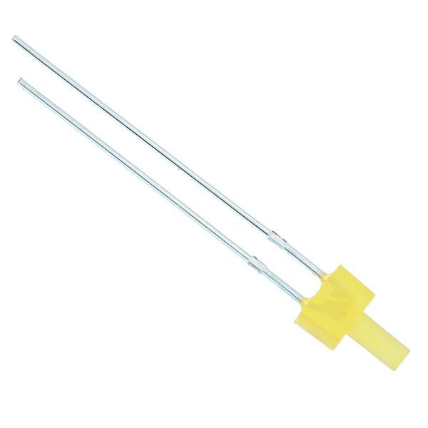 50 x Yellow 2mm Lighthouse Diffused LED 130°