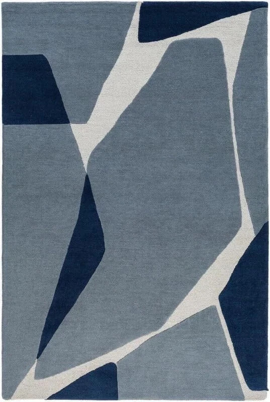 Multicolor Hand-Tufted Hand Med Carpet 100% Soft Wool Study Room