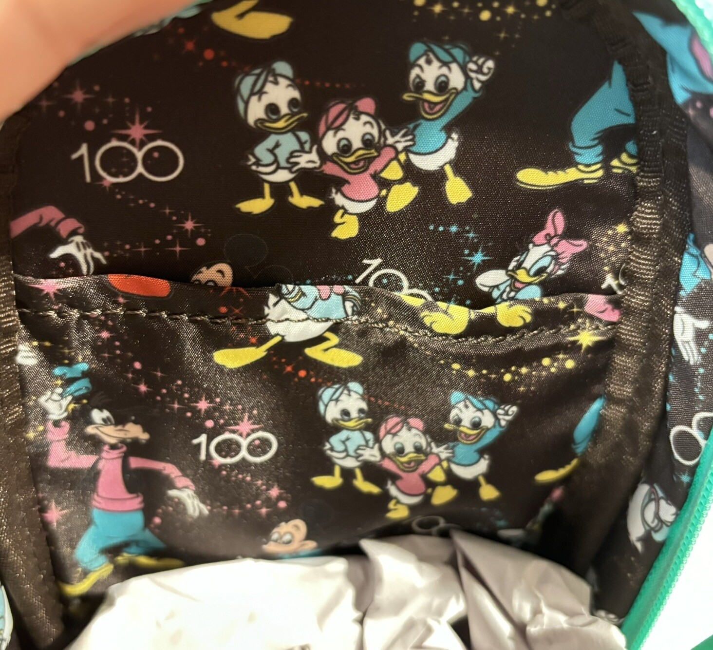 Loungefly Disney 100 Mickey Mouse And Friends Pencil Case With Metal Clip Bag
