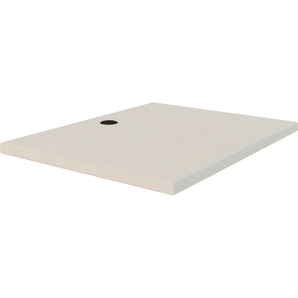 Interion Modular Partition Desktop 30"W x 24"D White Ash