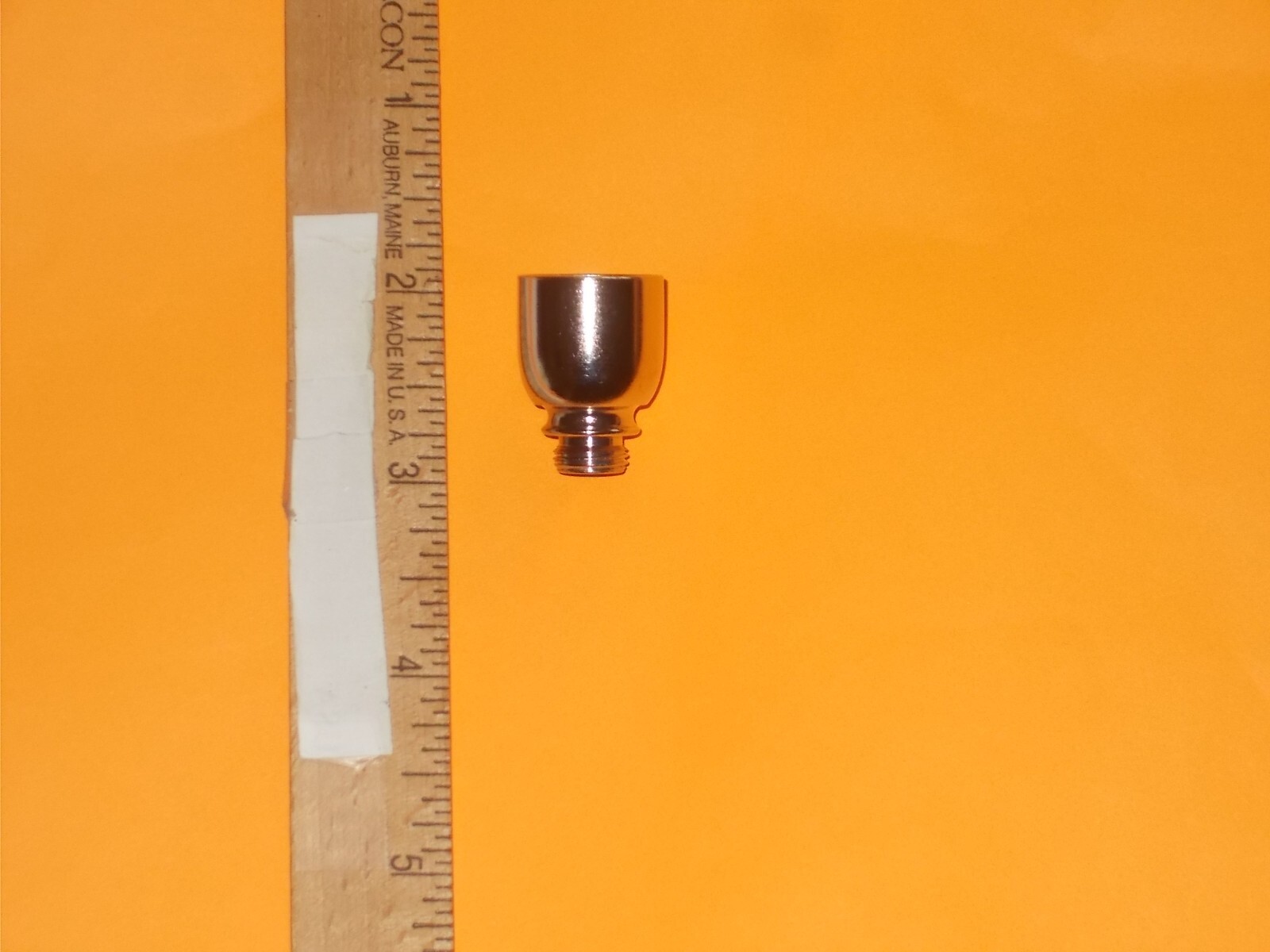 Tobacco Pipe parts & accessories - (1) Standard Large Metal Bowl - Nickel - 5/8"