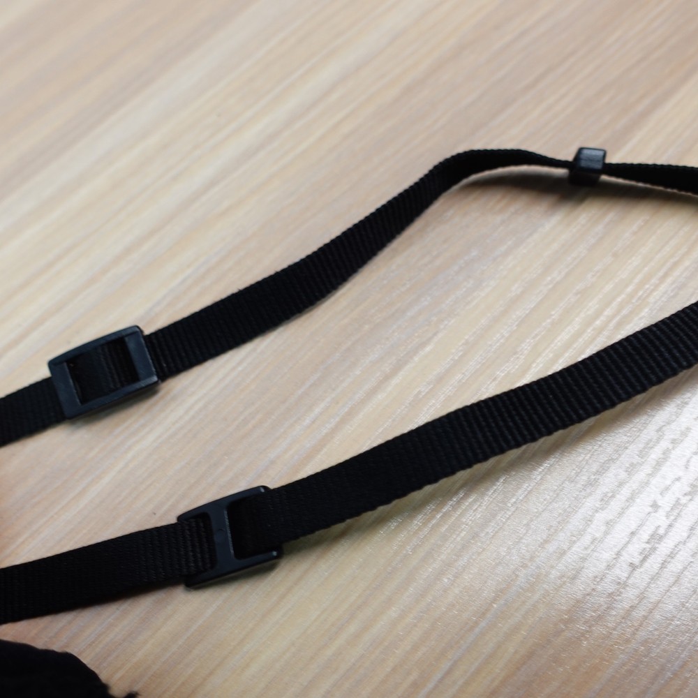 Camera Strap Replacement QUANTARAY Black Grey Neck Shoulder Nylon Handle 18 in