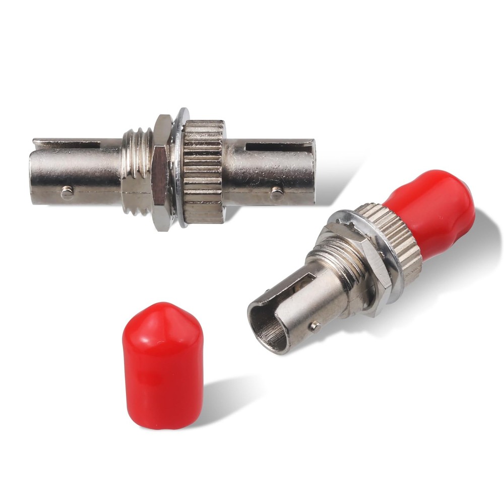 -50pcs ST Simplex Coupler ST to ST Simplex Singlemode Coupler ST to ST Bulkhe