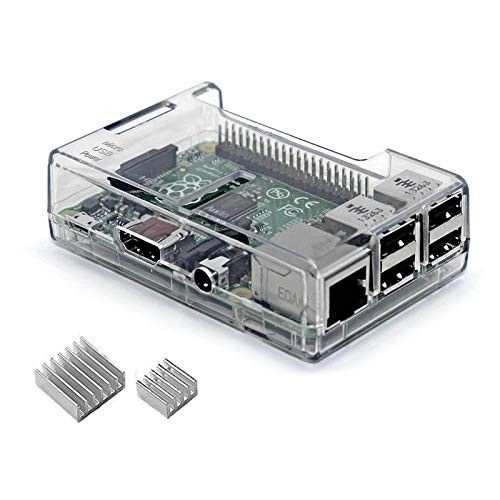 Raspberry Pi 3 b+ Case, Raspberry Pi 3 Model B+ Transparent Case with Clear