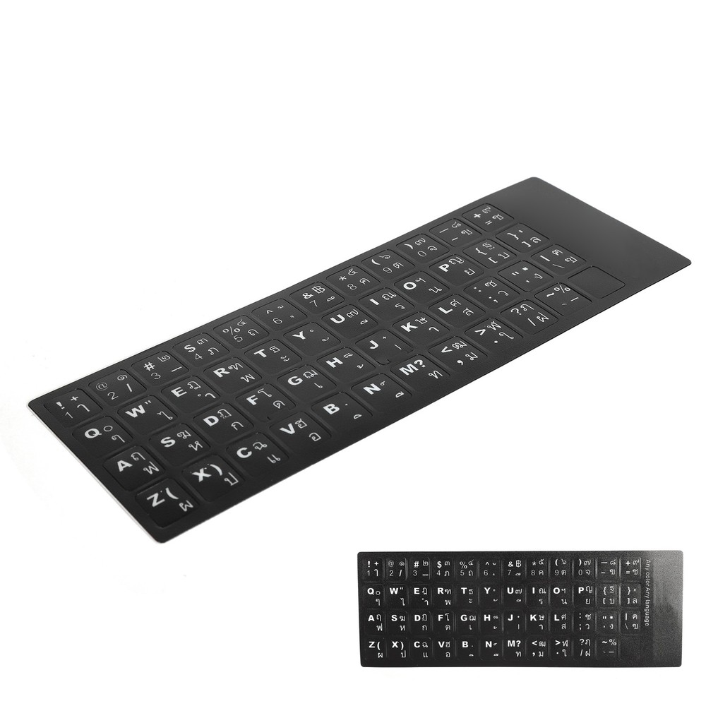 Thai Keyboard Sticker Replacement Keyboard Sticker For Desktop Computer Lapt NEW