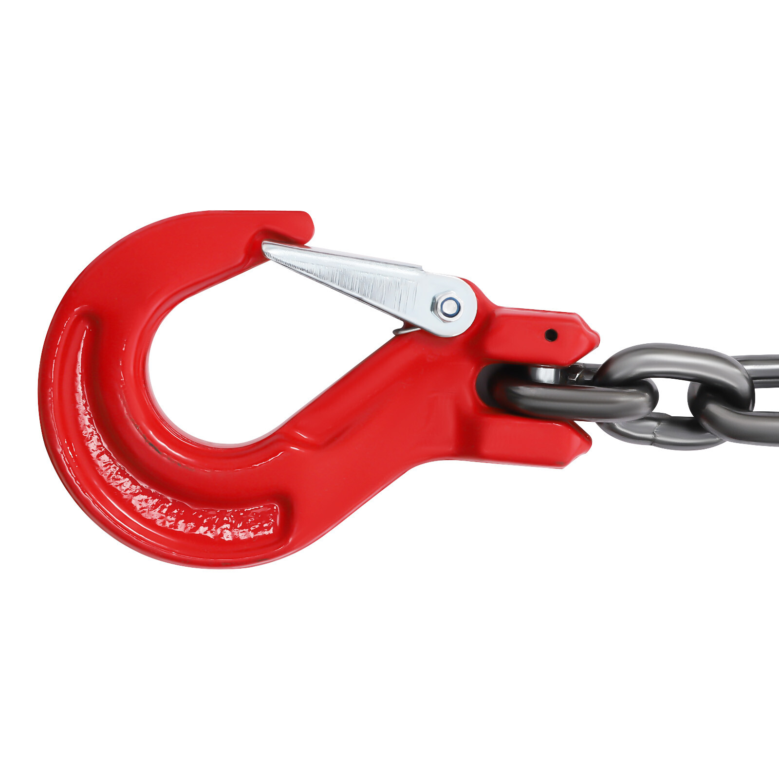 3/8 in x 10ft Chain Sling 4 Legs G80 Lifting Chain With Grab Hooks 22046.23lbs