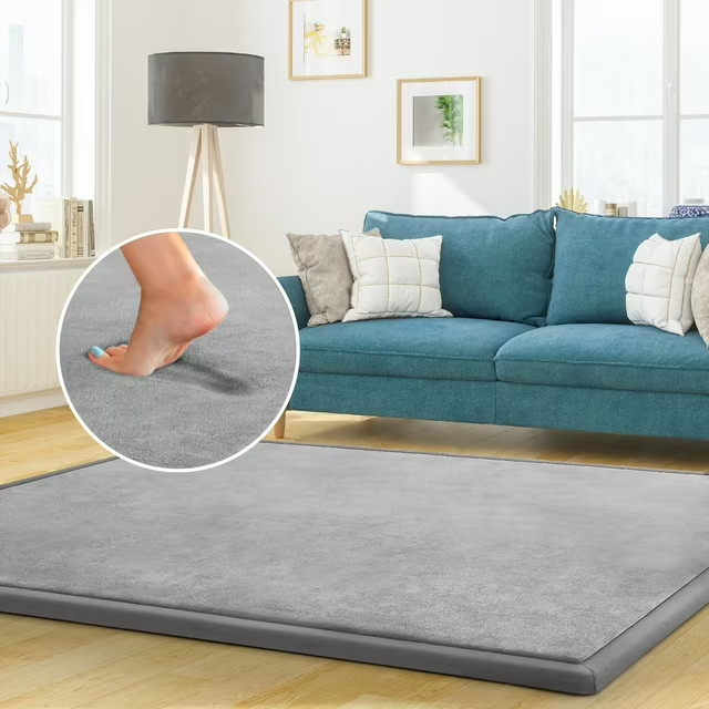 Memory Foam 1.3" Thick Play Mat Kid's Room Tatami Gym Mat Non Slip Area Rug