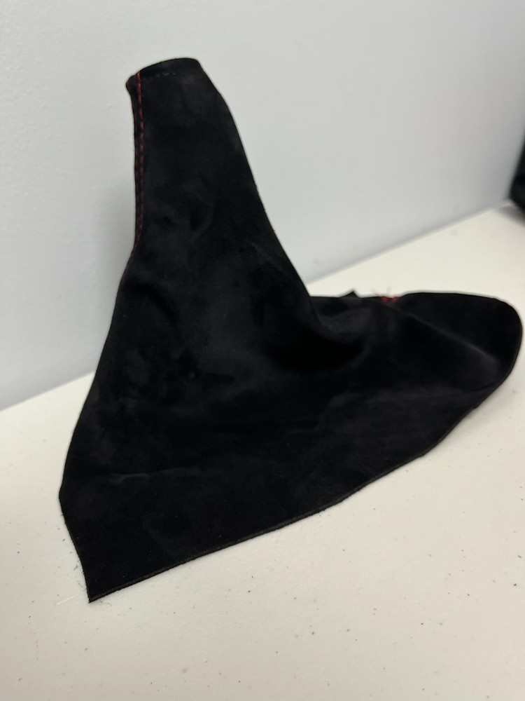 Real Charcoal Suede Shift ebrake boot cover for Corvette C6 Automatic 2005-2013