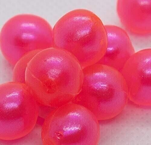 BnR Tackle SBAJ16 Soft Beads, 16 mm, Sweet Pink Cherry, Neutral Buoyancy,