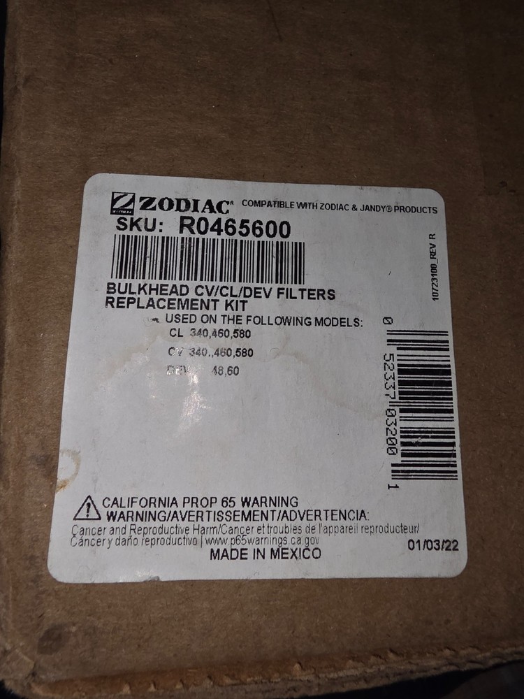 JANDY Bulkhead Assembly with O-Ring R0465600