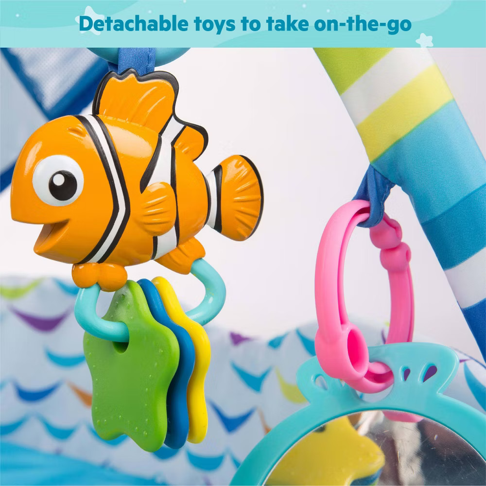 Disney Baby Finding Nemo Mr. Ray Ocean Lights Activity Gym
