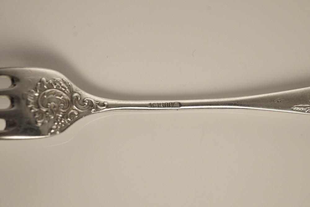 Silver Spoon Stamped 800 FORK AND SPOON SET